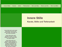 Tablet Screenshot of innere-stille.net